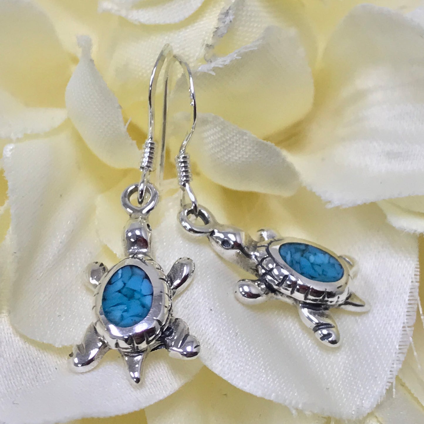 .925 Sterling Silver Southwestern Style Stud Earrings
