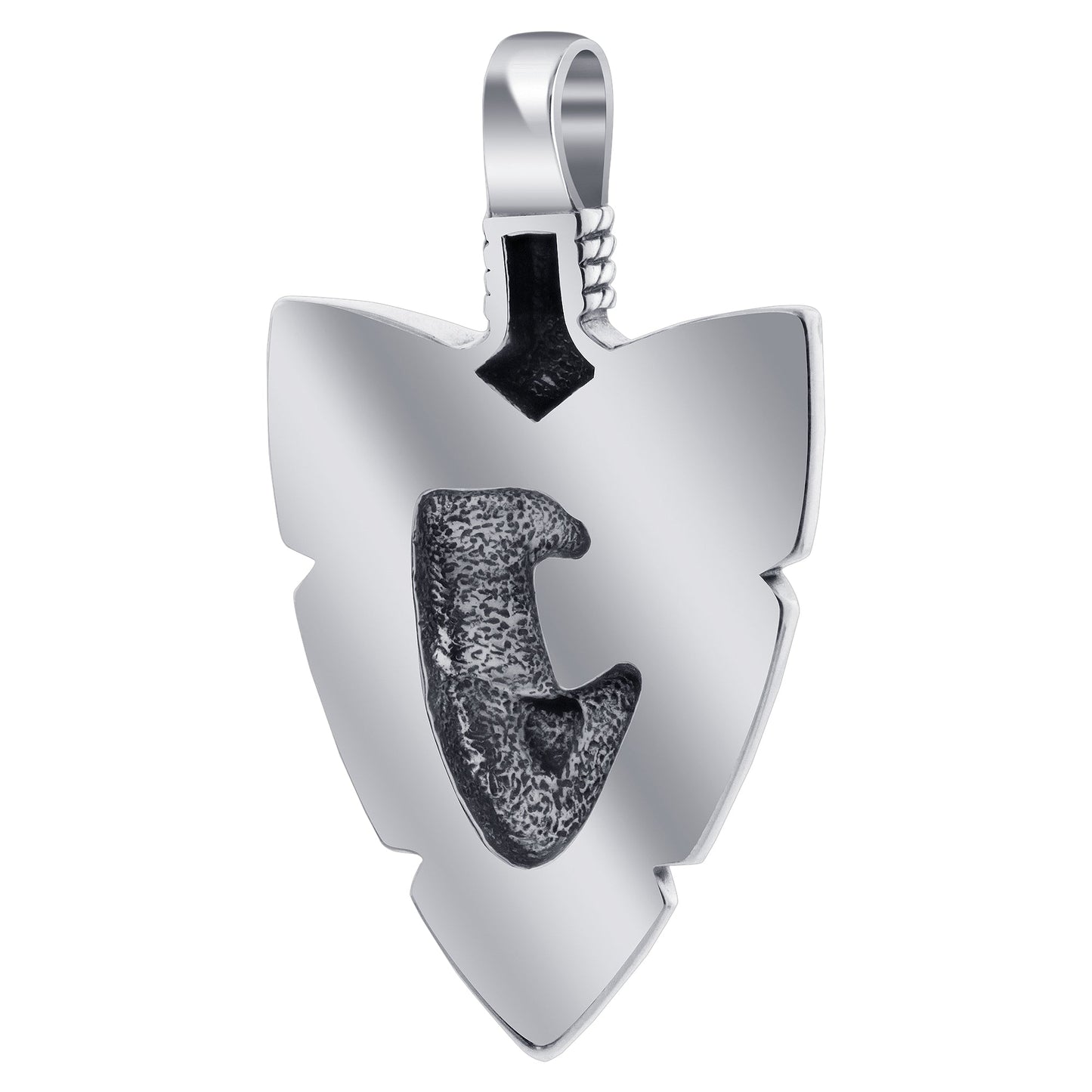 Eagle Turquoise Gemstone Southwestern Style 925 Sterling Silver Pendant - Gem Avenue