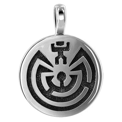 16mm Southwestern Oxidized .925 Sterling Silver Pendant Charm