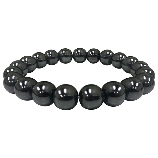 Simulated Bead Unisex Handmade Stretch Bracelet - Gem Avenue