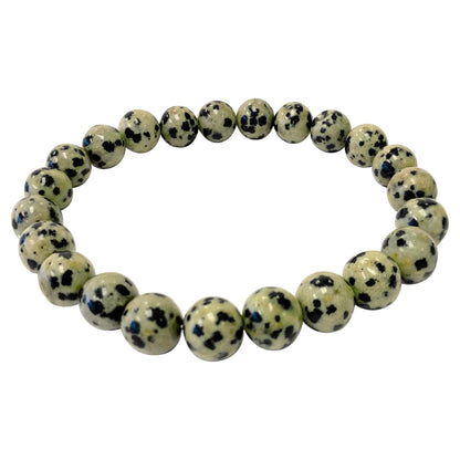 Jasper Gemstone Bead Stretch Unisex Bracelet - Gem Avenue