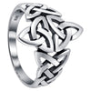 Triquetra Celtic Knot Rings