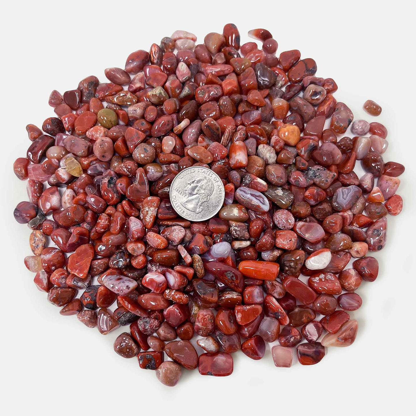 Carnelian Tumbled Chips - Gem Avenue