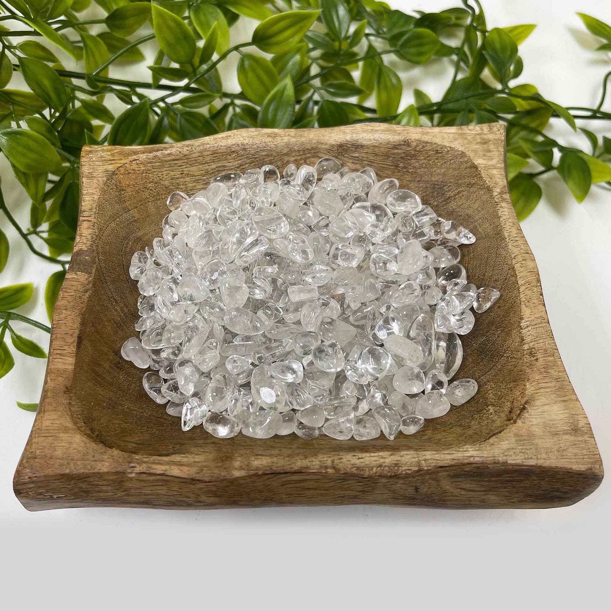 Clear Quartz Tumbled Chips - Gem Avenue