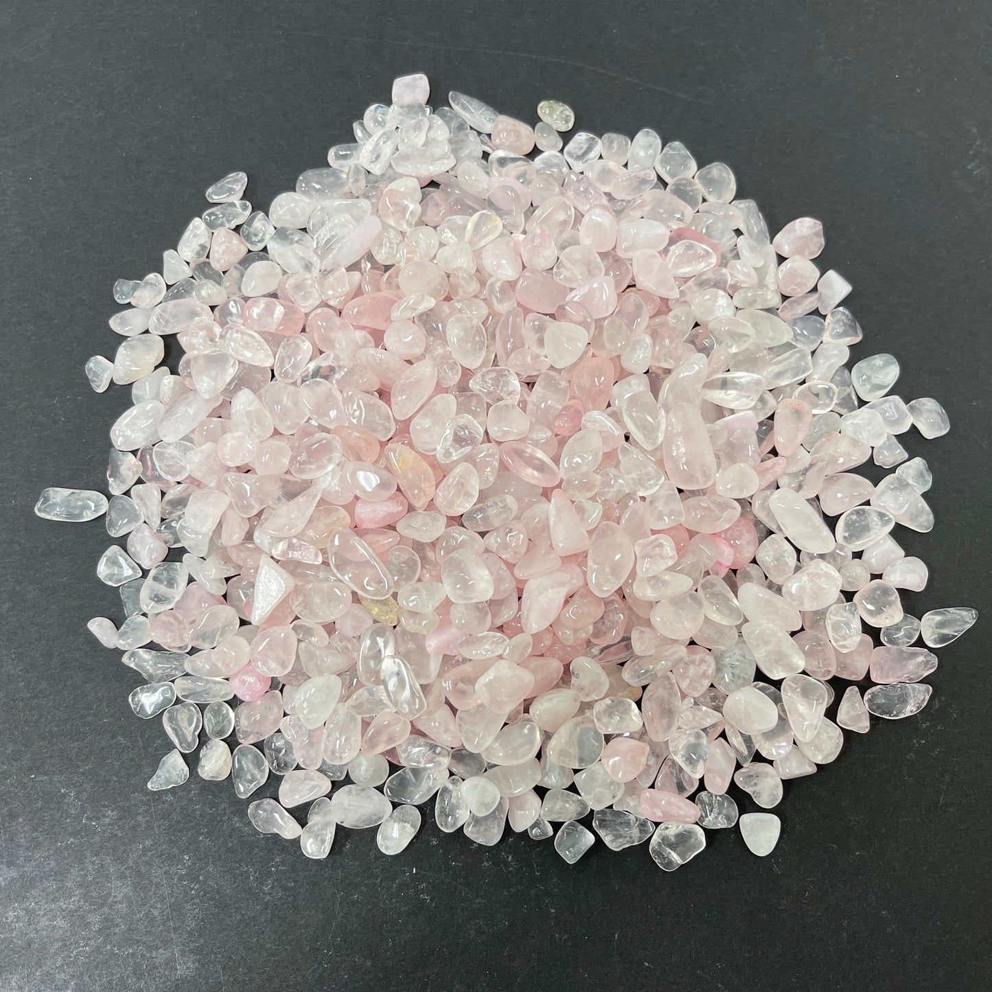 Rose Quartz Tumbled Chips - Gem Avenue