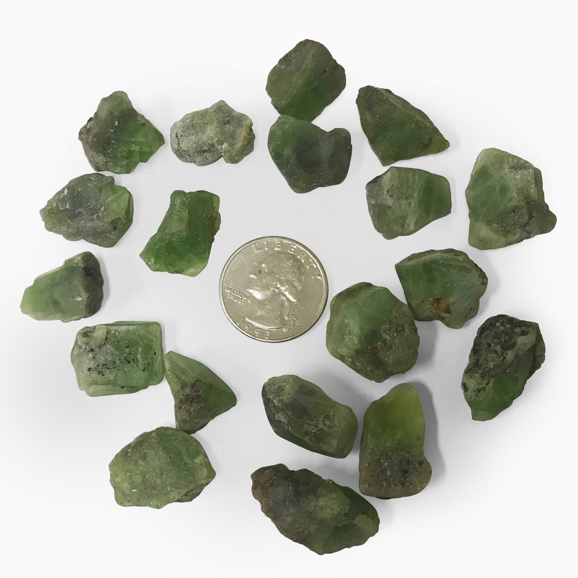 Natural Raw Rough Peridot Crystal Gemstone - Gem Avenue