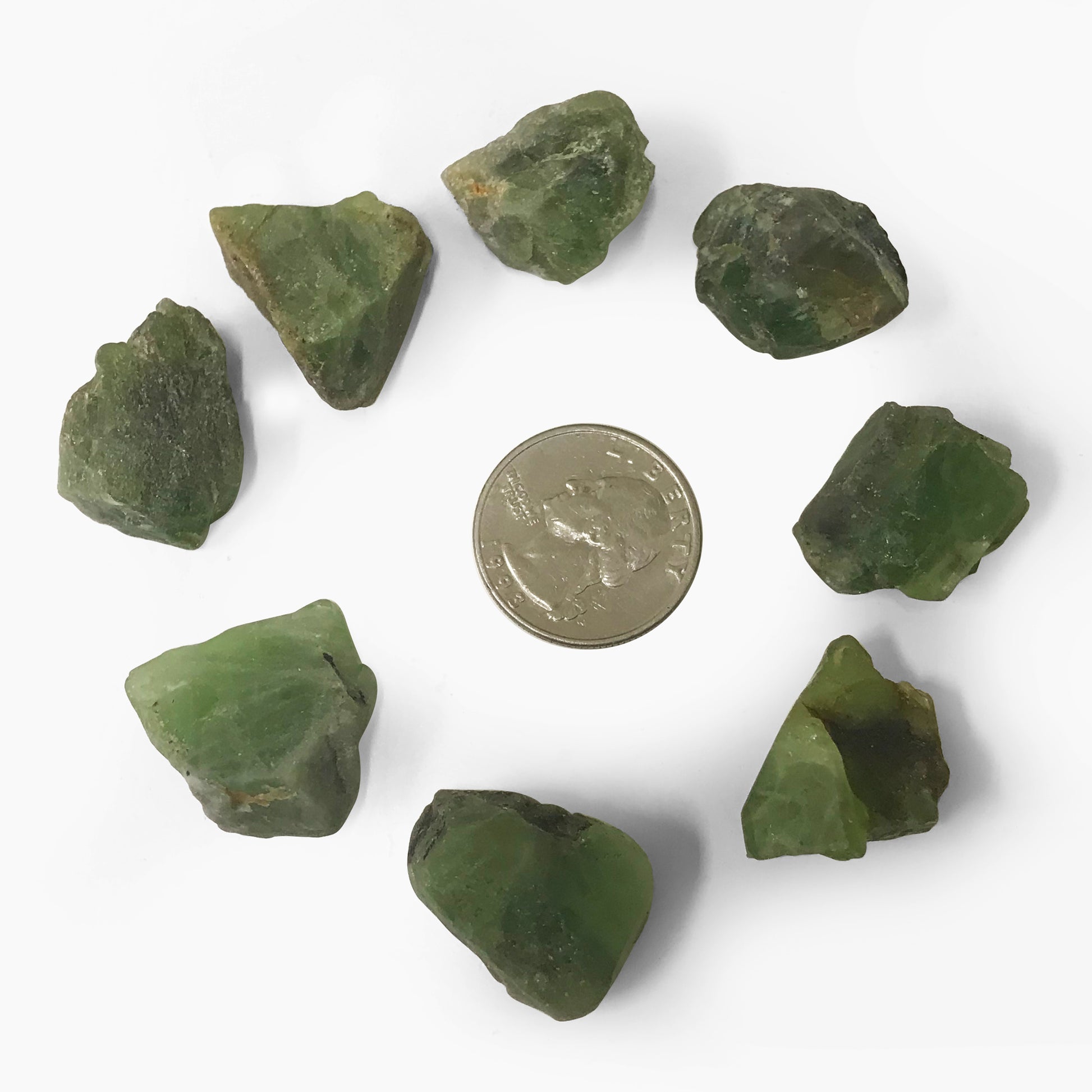 Natural Raw Rough Peridot Crystal Gemstone - Gem Avenue