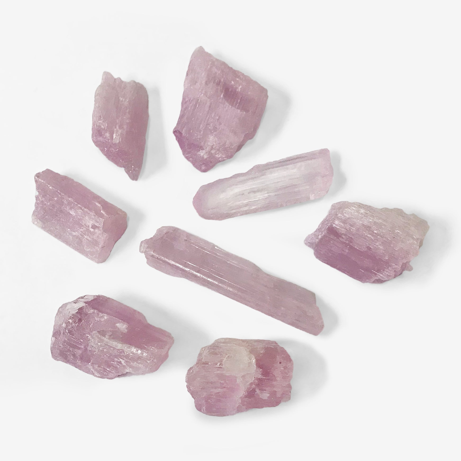 Natural Pink Kunzite Crystal Rough Crystal Gemstone Home Decor - Gem Avenue