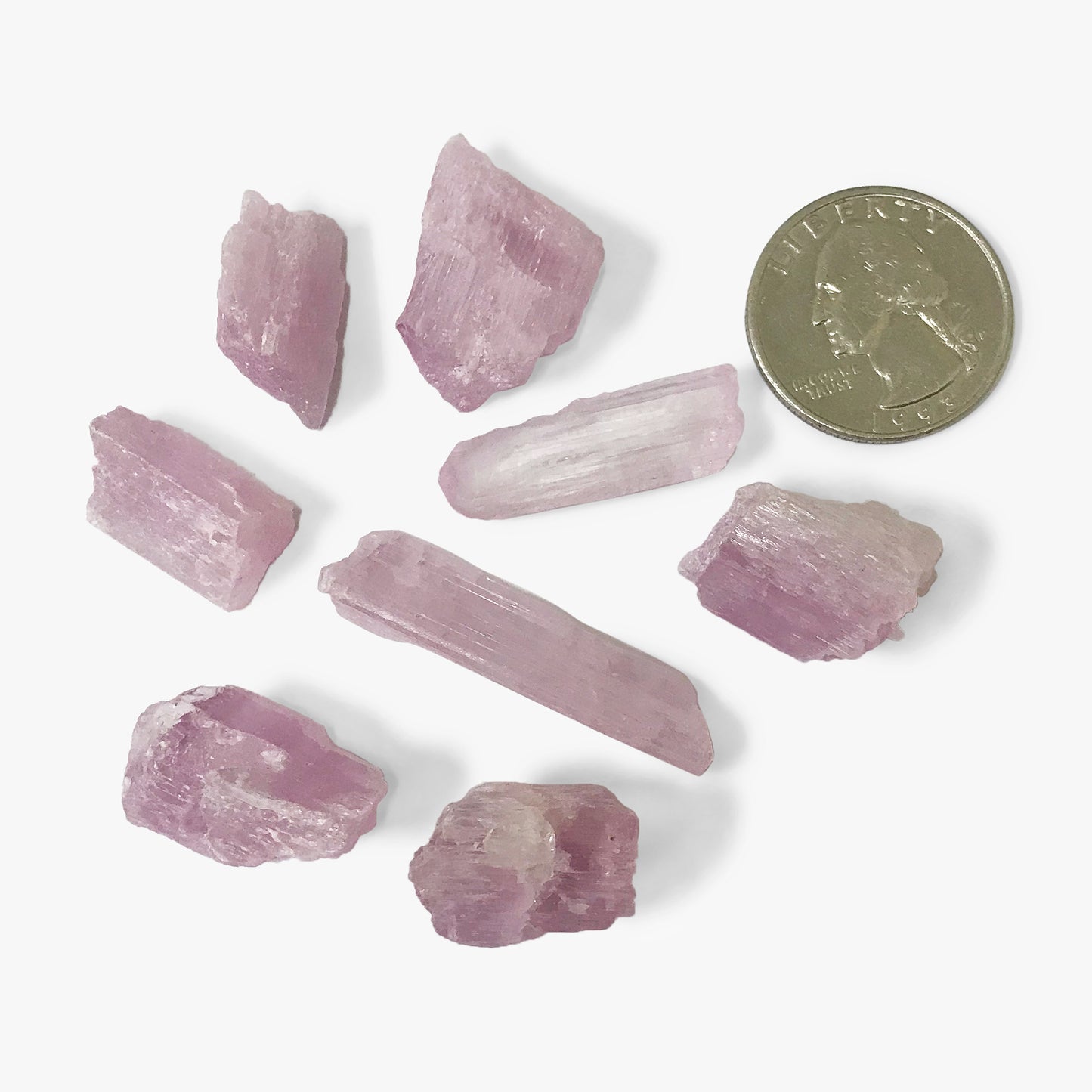 Natural Pink Kunzite Crystal Rough Crystal Gemstone Home Decor - Gem Avenue