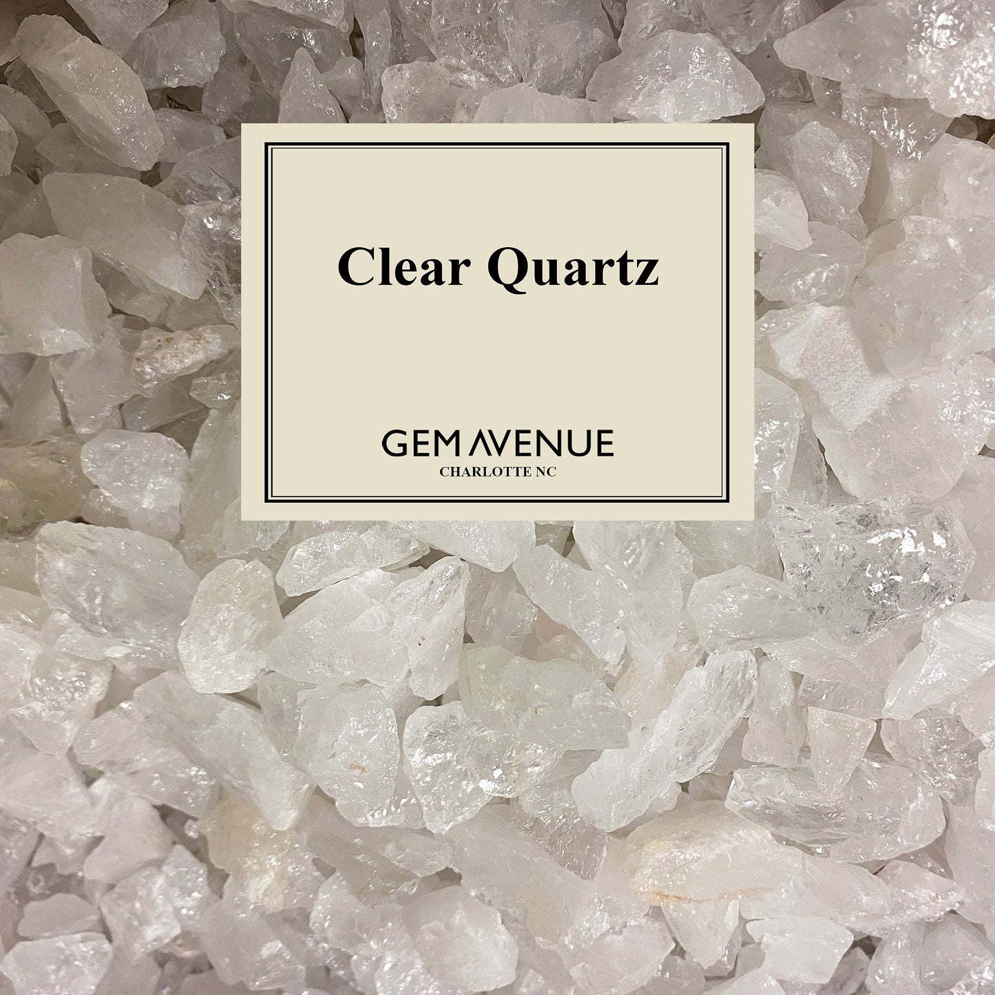 Genuine Natural Rough Clear Quartz Crystal Gemstones - Gem Avenue