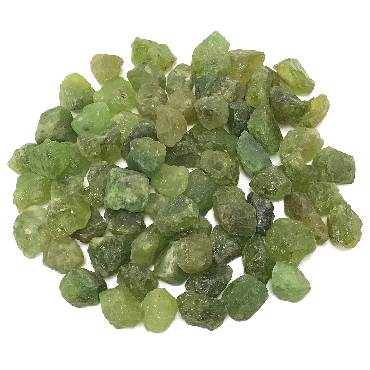 Natural Raw Rough Green Garnet Crystal Gemstone - Gem Avenue