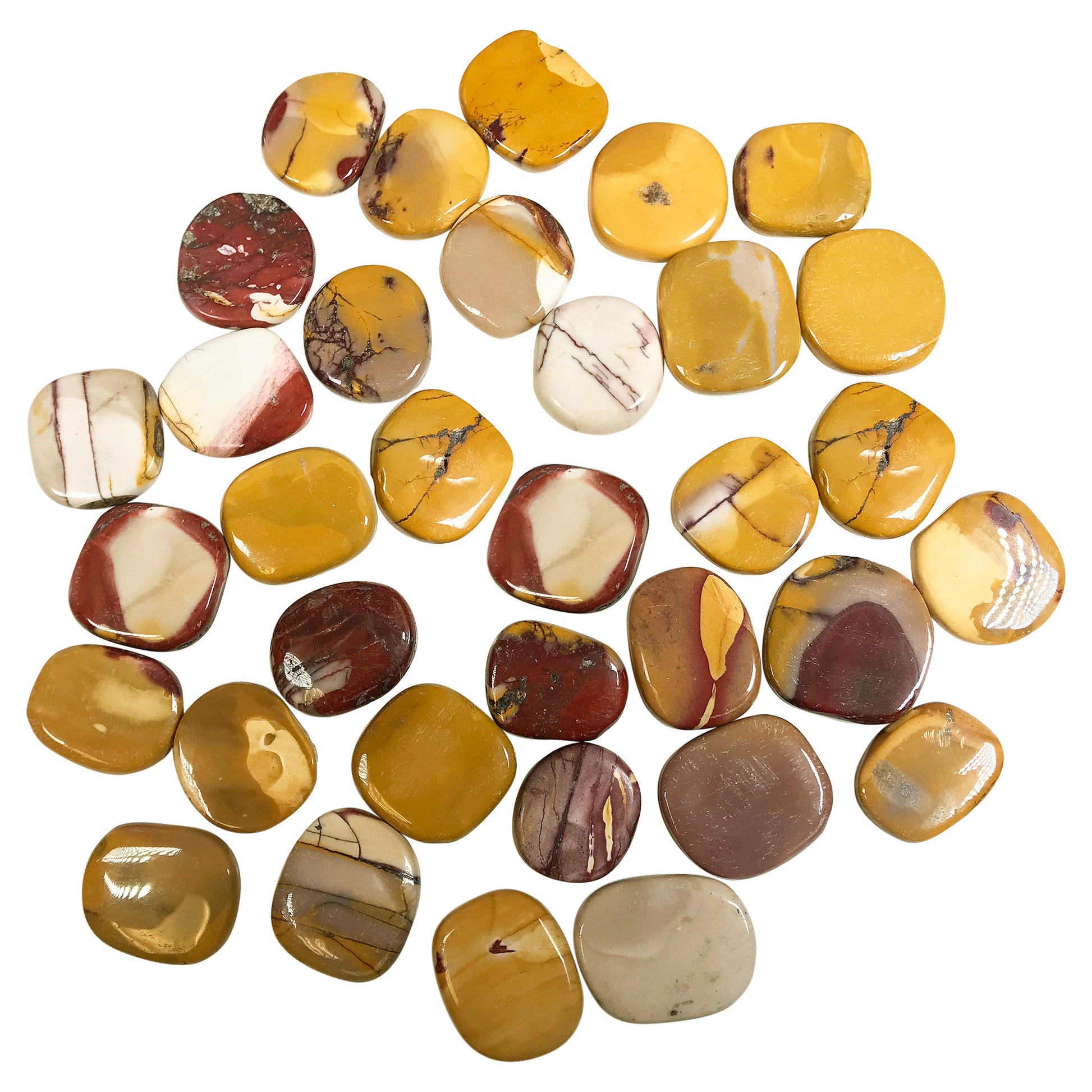 Mookaite Gemstone Pocket Palm Stone Crystal - Gem Avenue
