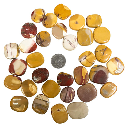 Mookaite Gemstone Pocket Palm Stone Crystal - Gem Avenue