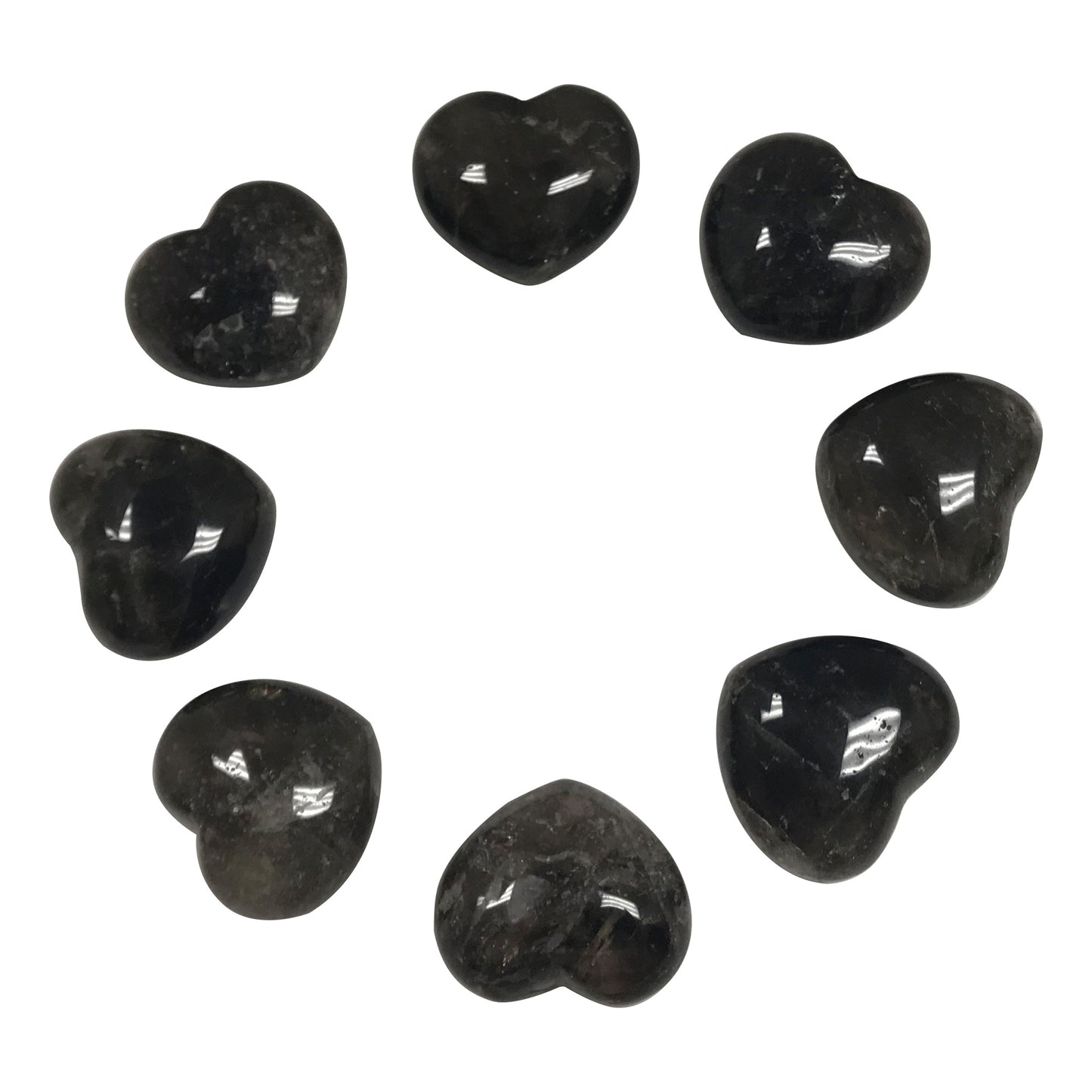 Natural Smokey Quartz Heart Gemstone Love Home Decor - Gem Avenue
