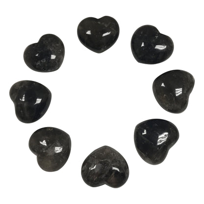 Natural Smokey Quartz Heart Gemstone Love Home Decor - Gem Avenue