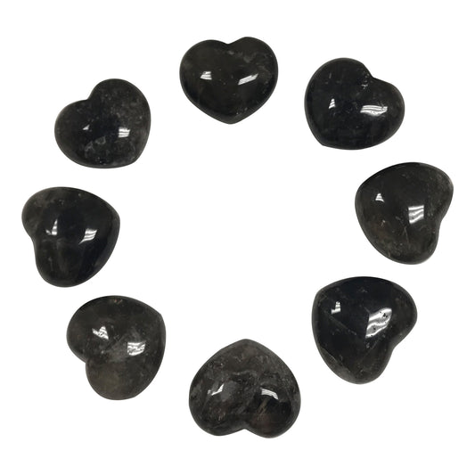 Natural Smokey Quartz Heart Gemstone Love Home Decor - Gem Avenue