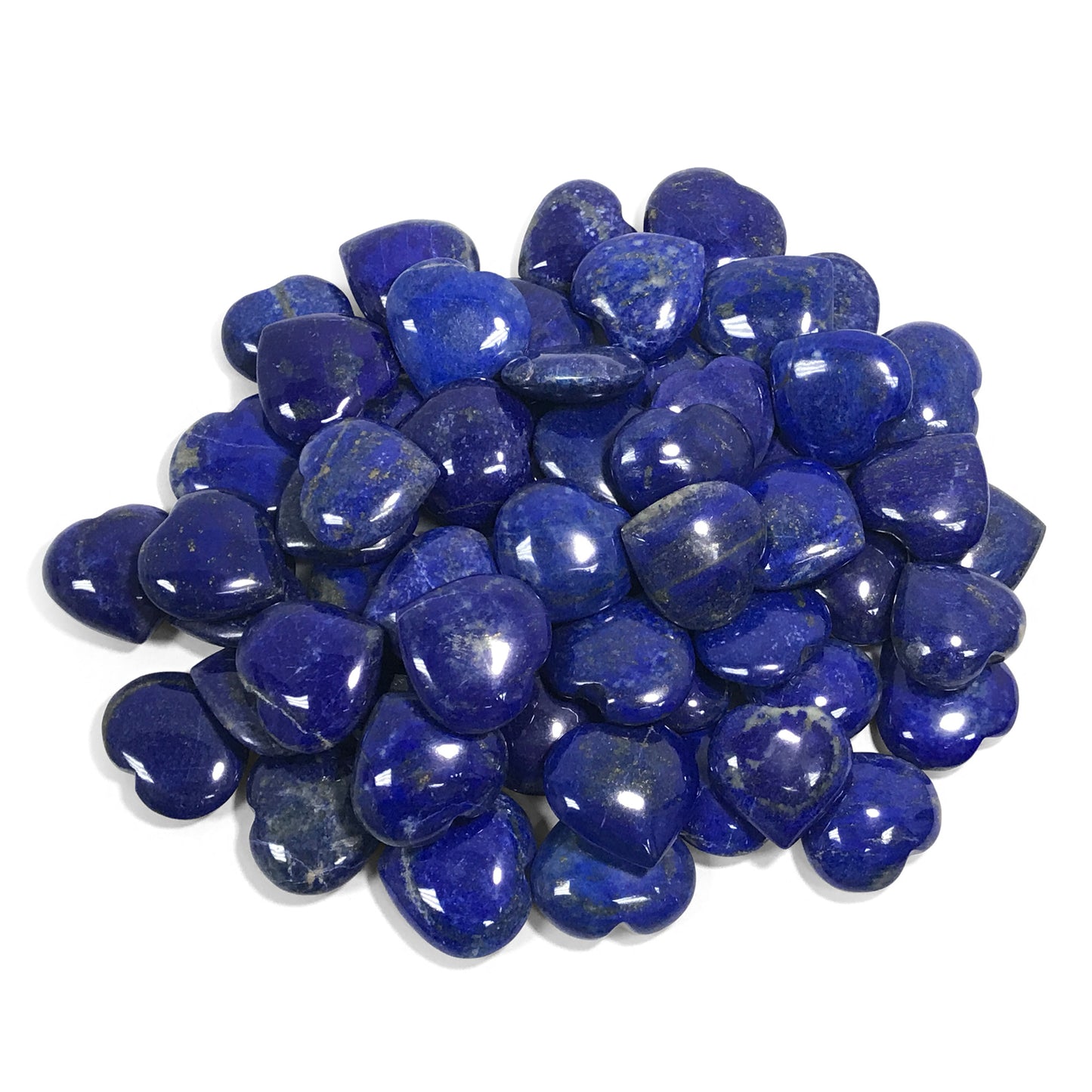 Natural Lapis Lazuli Love Heart Crystal Gemstone - Gem Avenue