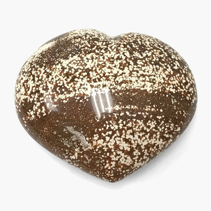 Orbicular Sea Jasper Heart Love Crystal Gemstone - Gem Avenue