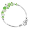Green and Clear Bracelets