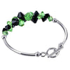 Green and Black Bracelets