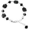 Black and Clear Bracelets