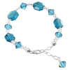 Blue and Clear Bracelets
